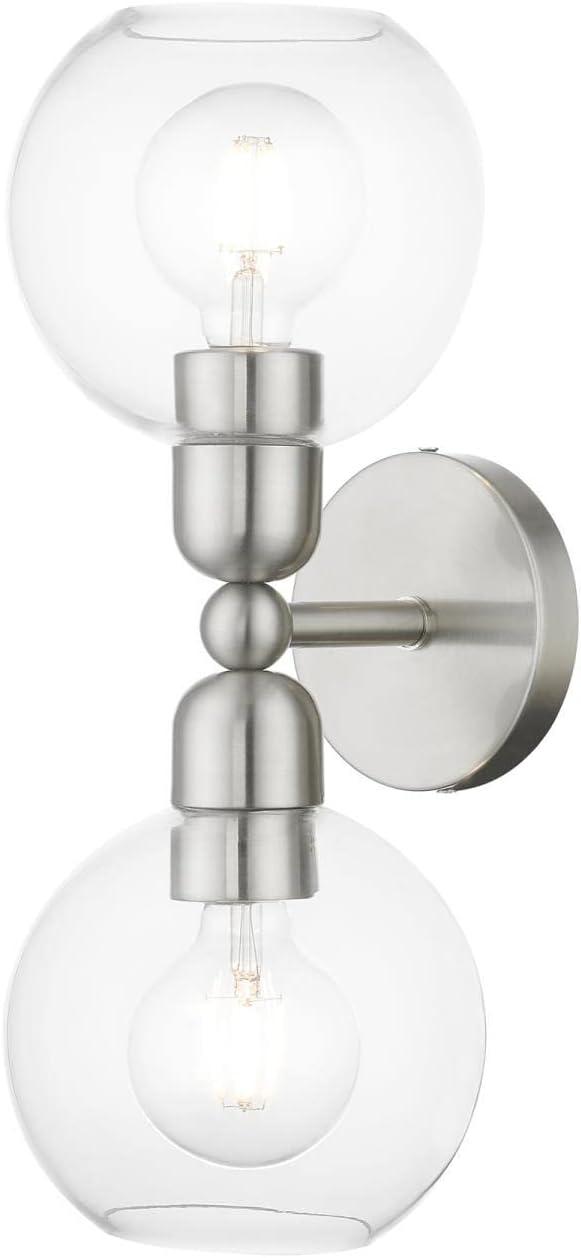 Livex Lighting Downtown 2 - Light Vanity in  Brushed Nickel