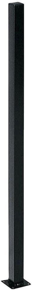 White Metal Fence Post 2 in. X 2 in. X 3 Ft. with Flange Post (White)