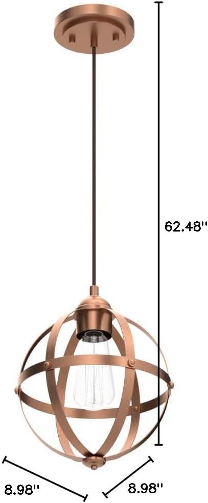 Westinghouse Lighting 6362100 1 Light Mini Pendant, Washed Copper