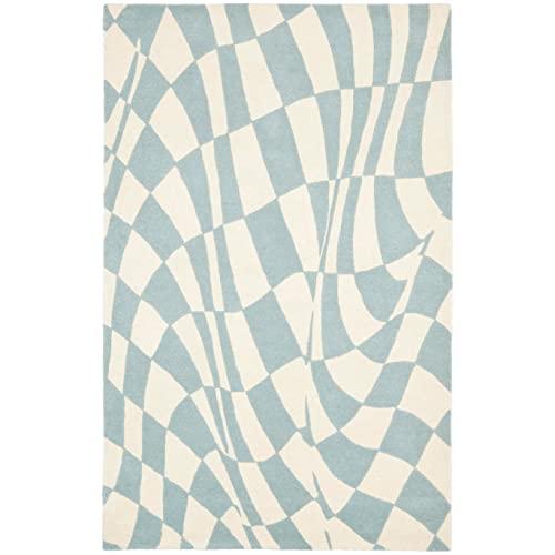 Soho SOH763 Hand Tufted Runner Contemporary Runner Rug - Black/Ivory - 2' 6" X 8' - Safavieh.