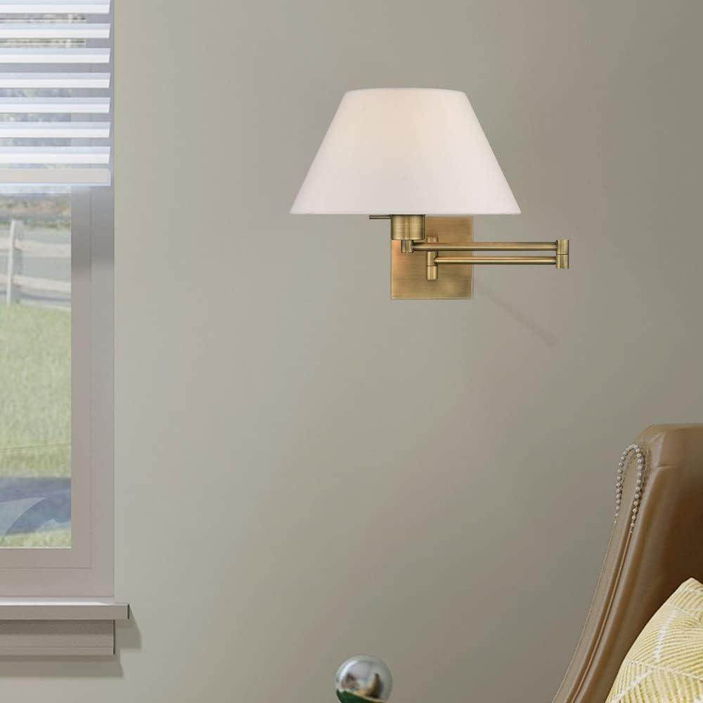 Livex Lighting 1 - Light Wall Light in  Brushed Nickel