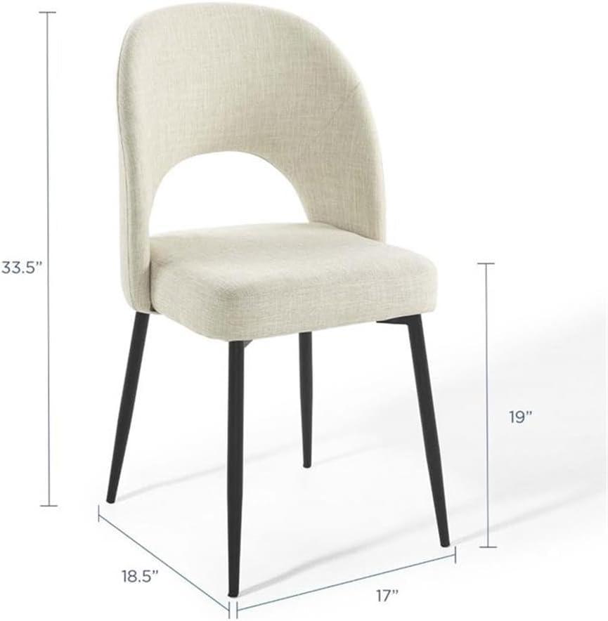 Modway Rouse Upholstered Fabric Dining Side Chair