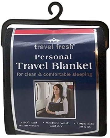 39"x59" Personal Travel Blanket - Travel Fresh