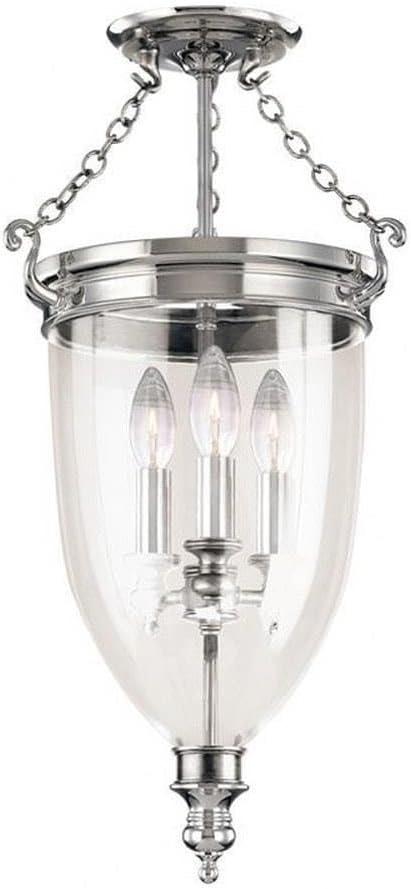 Hanover Glass Semi Flush Mount