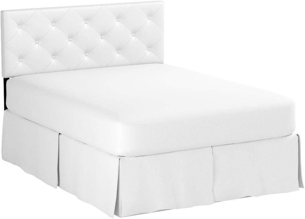 Queen Baltimore Modern and Contemporary Faux Leather Upholstered Headboard: Padded, Rubberwood Frame - Baxton Studio