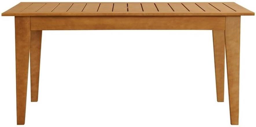 Alaterre Furniture Barton Eucalyptus Wood Rectangle Outdoor Dining Table