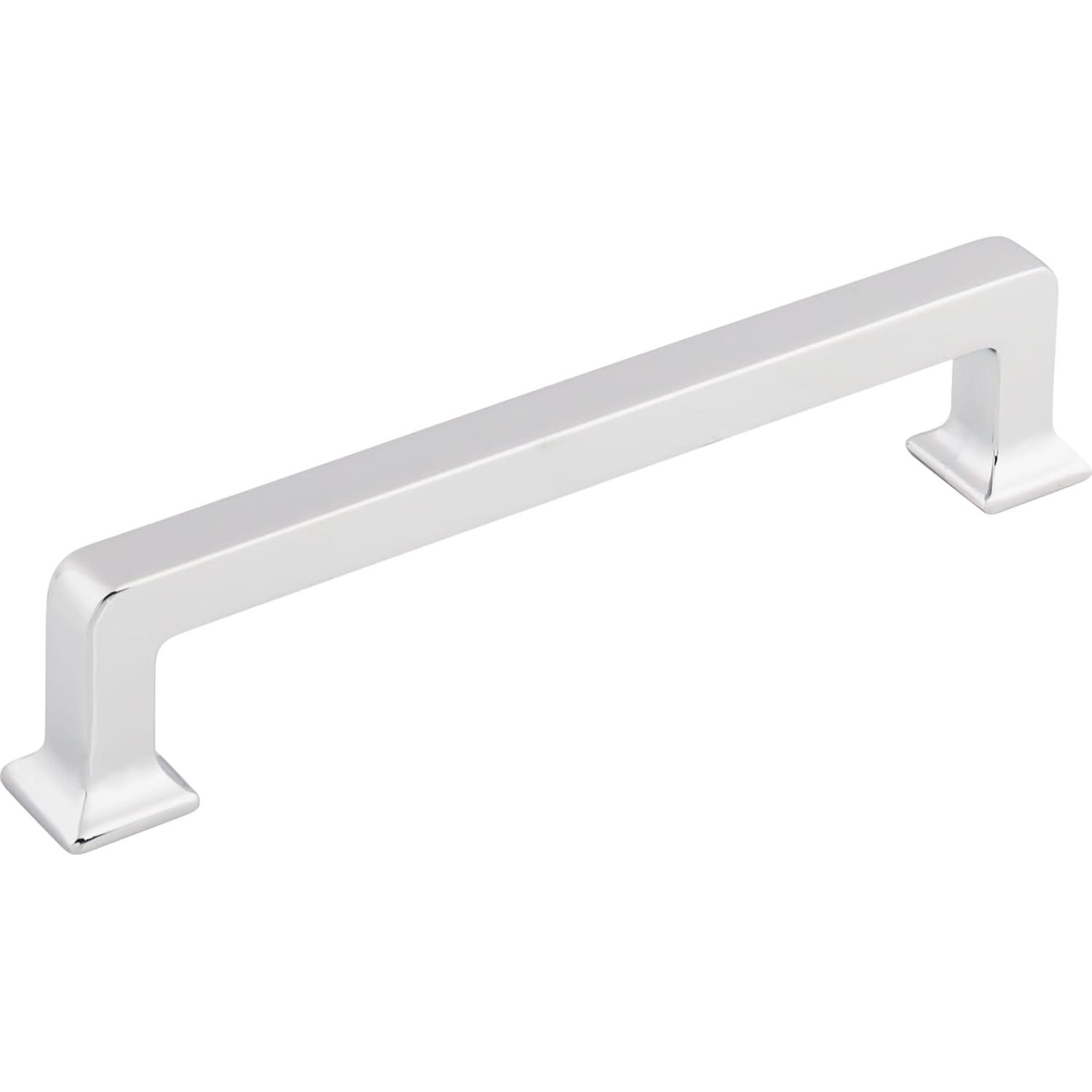 Polished Nickel 5-Inch Modern Handle Bar with Mounting Hardware
