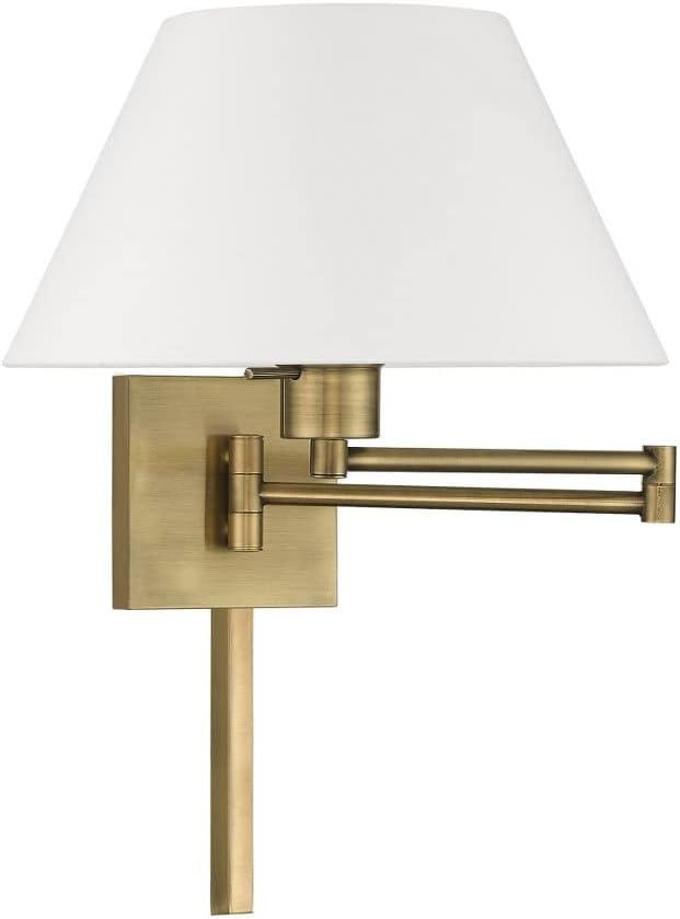 Livex Lighting 1 - Light Wall Light in  Antique Brass