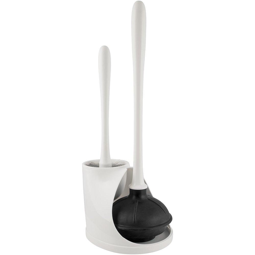 Plumb Craft Plunger with Holder, White