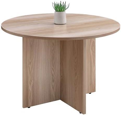At Work Round Conference Table  42"DIA Warm Ash Laminate