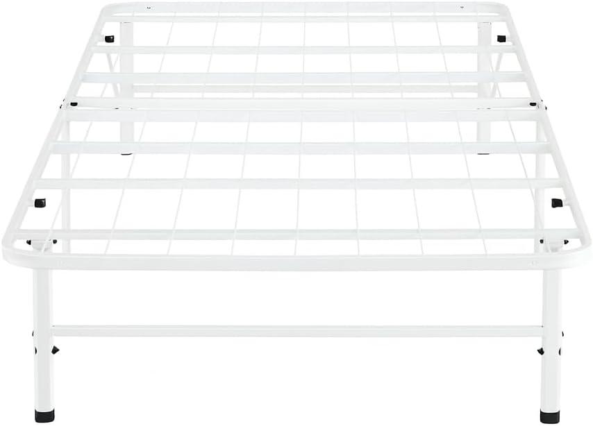Alwyn Home Muscoy 14" Foldable Steel Bed Frame, No Box Spring Needed, Underbed Storage , Easy Assembly & Reviews | Wayfair