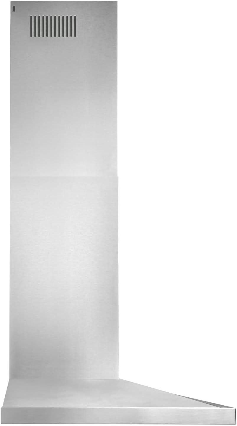 Broan 30" Classic Pyramid Chimney Hood, 450 CFM, LED, LOW PROFILE