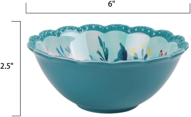 The Pioneer Woman - Fresh Floral 7-Piece Melamine Serving Bowl Set