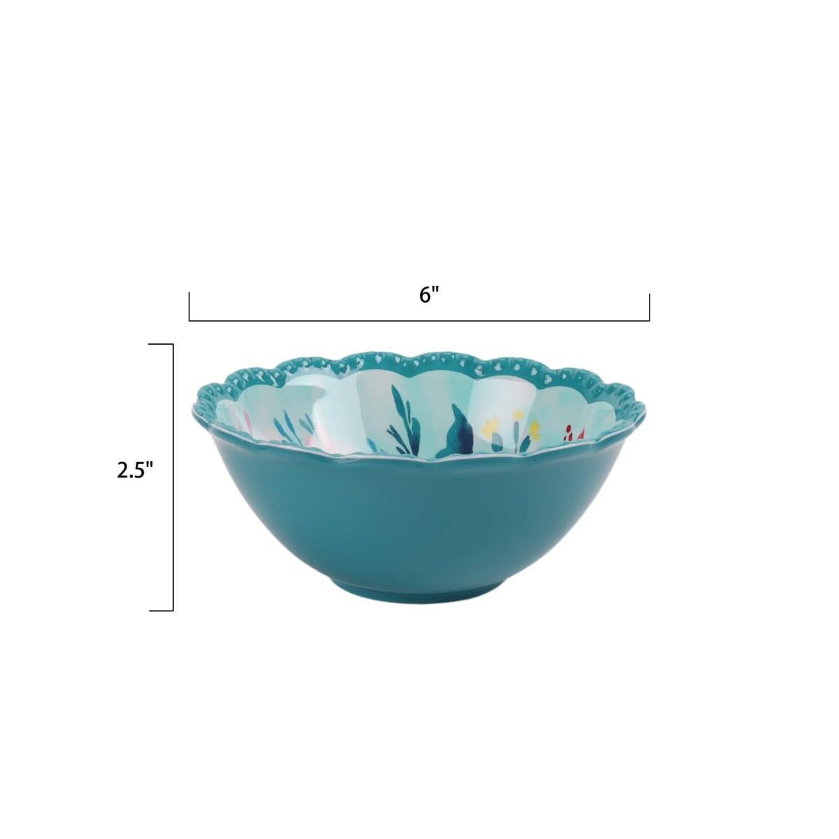 The Pioneer Woman - Fresh Floral 7-Piece Melamine Serving Bowl Set