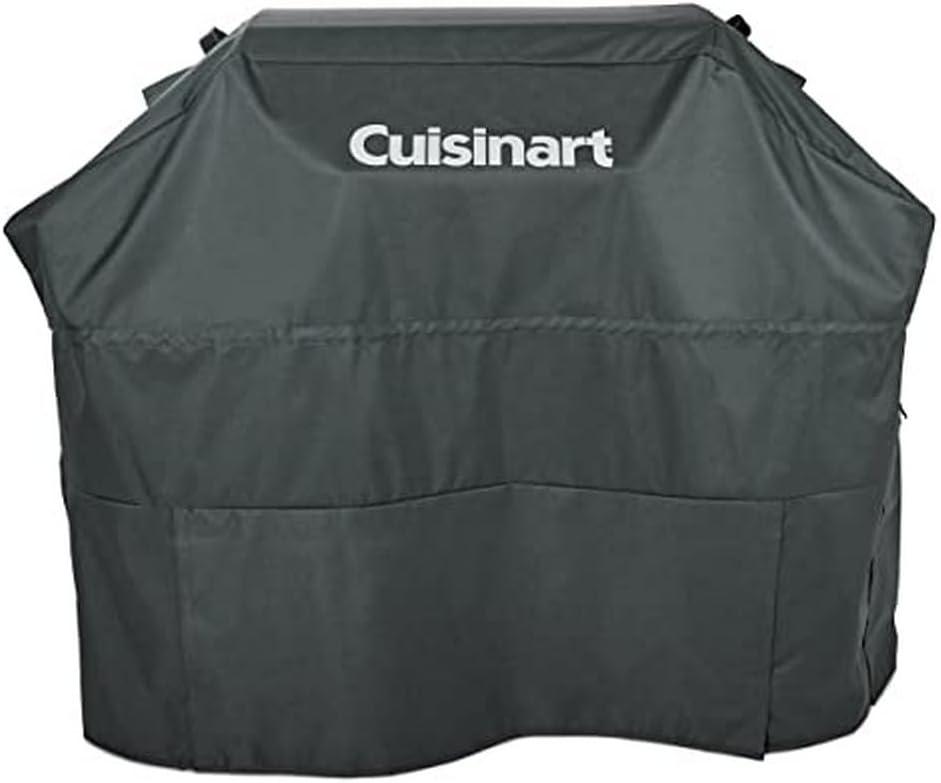 Heavy-Duty Gray 4-5 Burner Gas Grill Cover with UV Protection