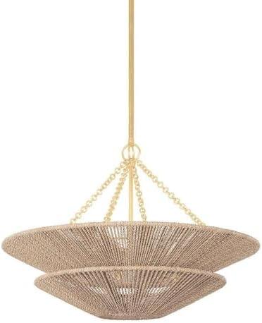 Anaya Chandelier - Natural / 30" Dia