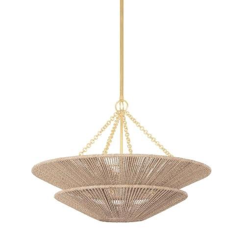 Anaya Chandelier - Natural / 30" Dia