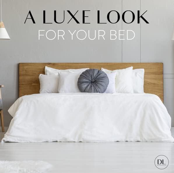 Danjor Linens 6 Piece Hotel Luxury Soft 1800 Series Premium Bed Sheets Set with Deep Pockets, Full, White