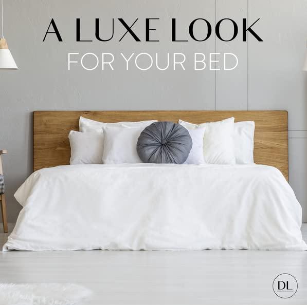 Danjor Linens 6 Piece Hotel Luxury Soft 1800 Series Premium Bed Sheets Set with Deep Pockets, Full, White