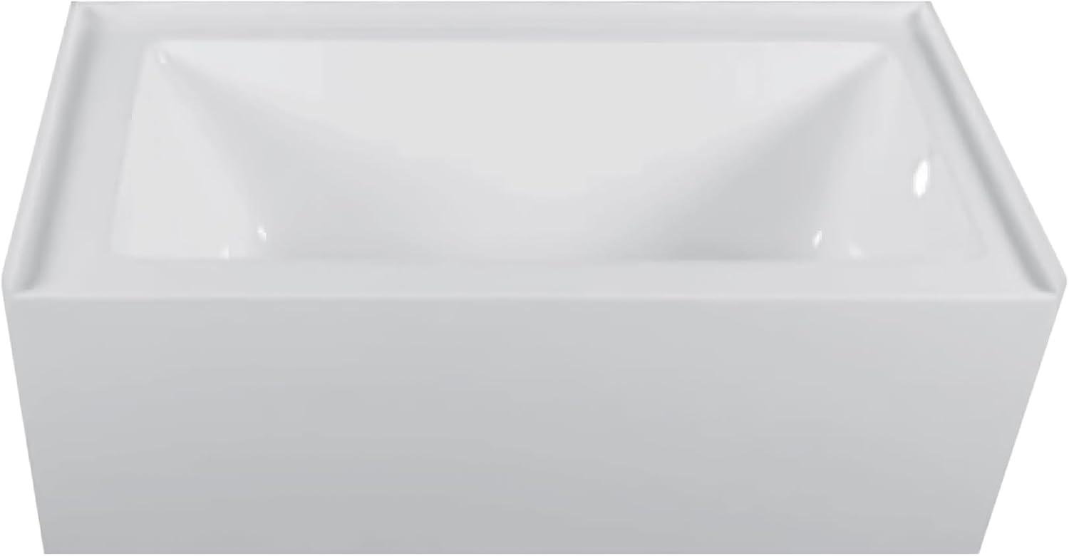 Apron Soaking Acrylic Bathtub