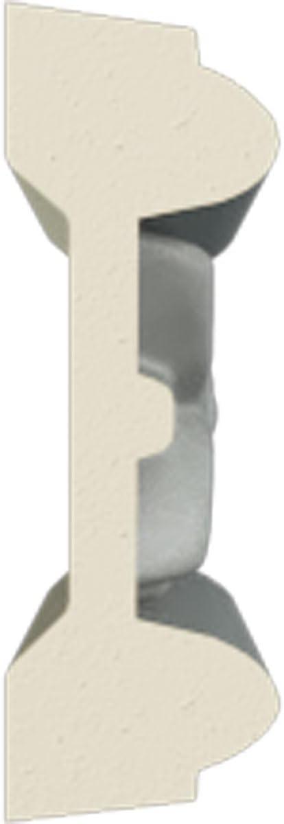 Ekena Millwork 1 7/8"H x 5/8"P x 94 1/2"L, (2 5/8" Repeat), Flower Chair Rail (Set of 8)