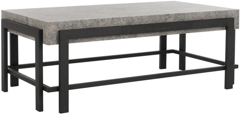 Oliver Coffee Table - Dark Grey/Black - Safavieh