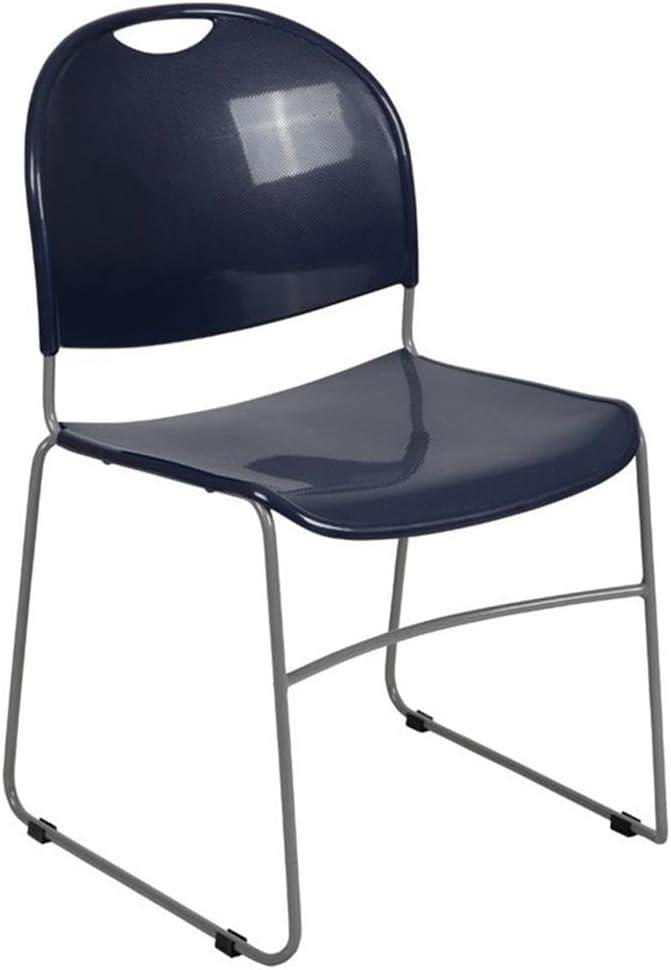 Flash Furniture HERCULES Series 880 lb. Capacity Ultra-Compact Stack Chair with Metal Frame