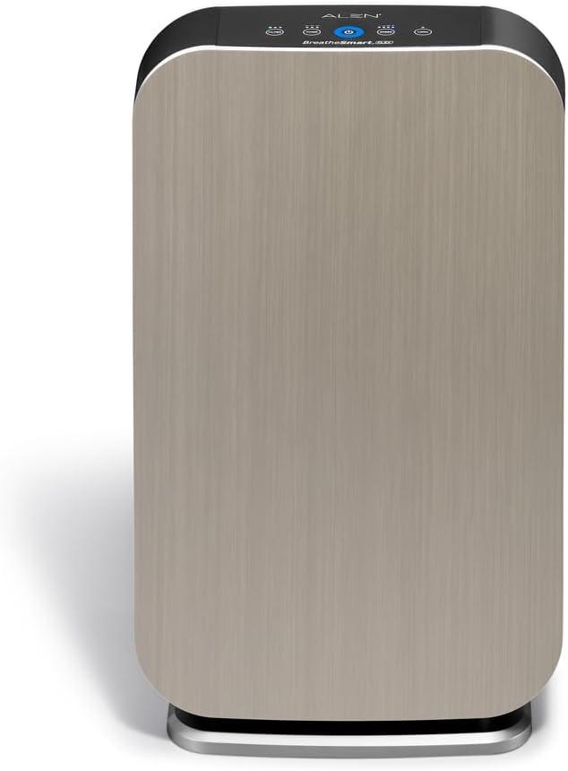 Alen BreatheSmart FLEX 700 SqFt Air Purifier with Odor HEPA Filter for Allergens, Dust & Mold + Pet Dander & Odors - Brushed Stainless