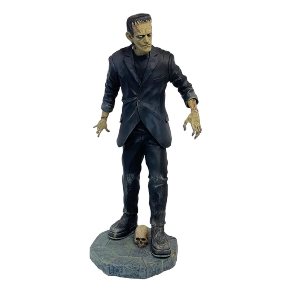 Trick or Treat Studios Universal Monsters Frankenstein Statue Halloween Decoration - 15 in - Black
