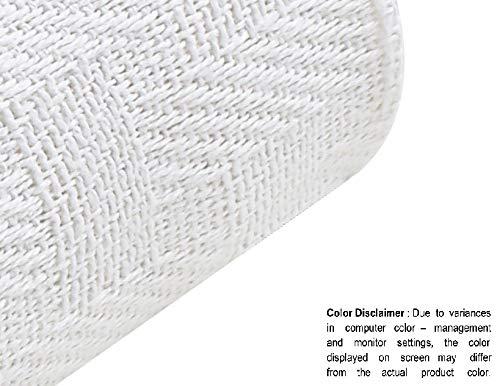 GLAMBURG 100% Cotton Bed Blanket, Breathable Bed Blanket Twin Size, Cotton Thermal Blankets Twin Size - Perfect for Layering Any Bed for All Season - White