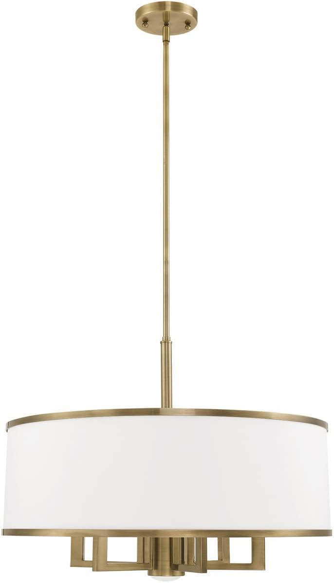 Livex Lighting Park Ridge 6 - Light Chandelier in  Antique Brass