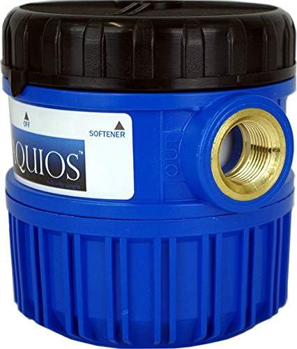 Aquios White and Blue Salt-Free Water Softener and Filter System