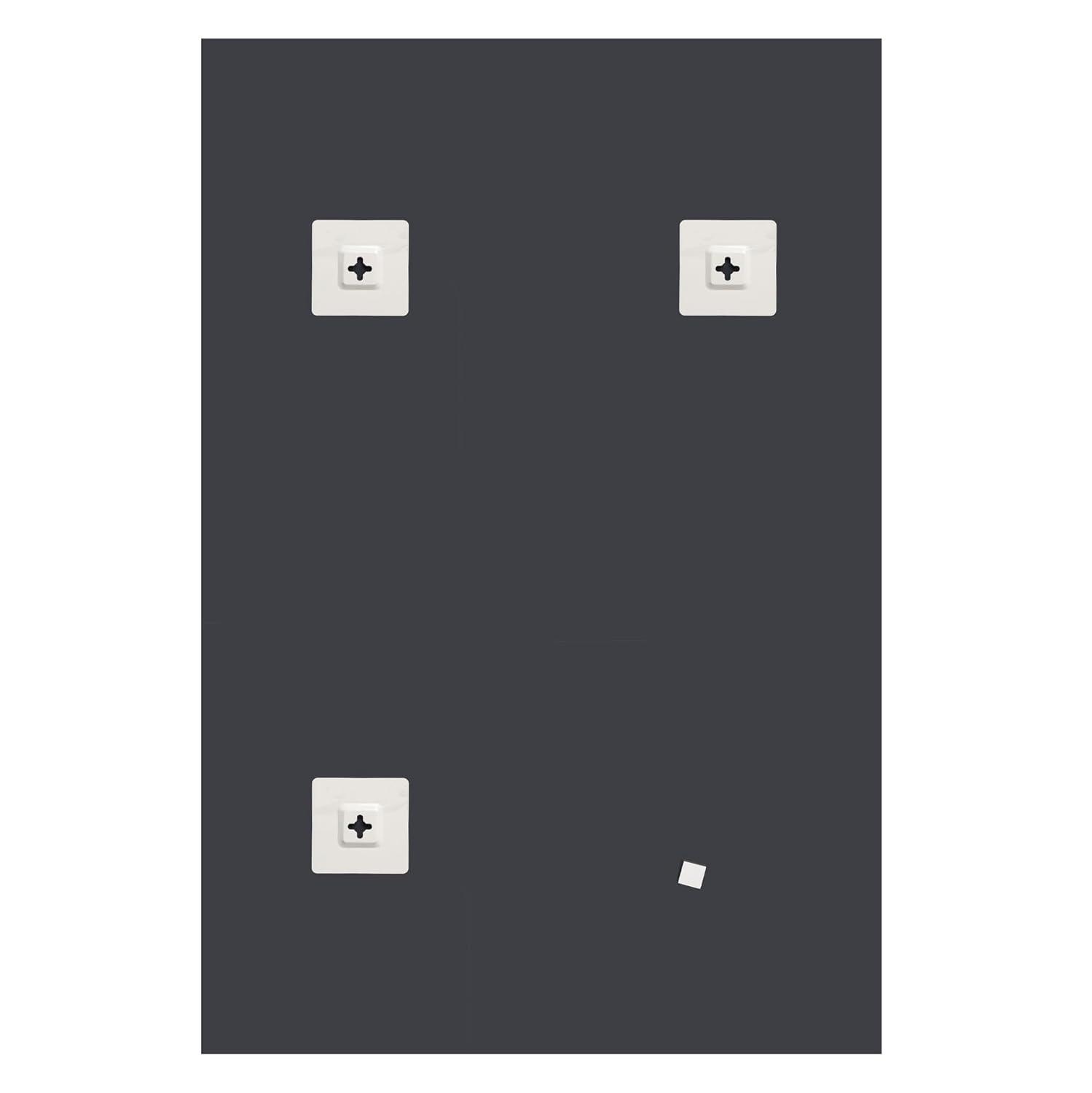 Ruomeng Rectangle Wall Mirror Frameless Bathroom Mirror 16” x 24" Beveled Edge Mirror for Vanity and Entryway