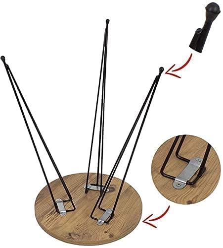 PAK HOME Set of 3 Grey Marble Nesting End Tables Round Wood Stacking Coffee Side Accent Table with Metal Legs for Living Room, Home Office, Nightstands for Bedroom