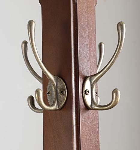 CT17088 Windsor Coat Rack, Walnut 18" W x 18" D x 18" H