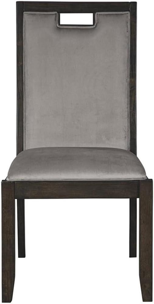 AYFDEGT Hyndell Modern Upholstered Dining Chair    Gray