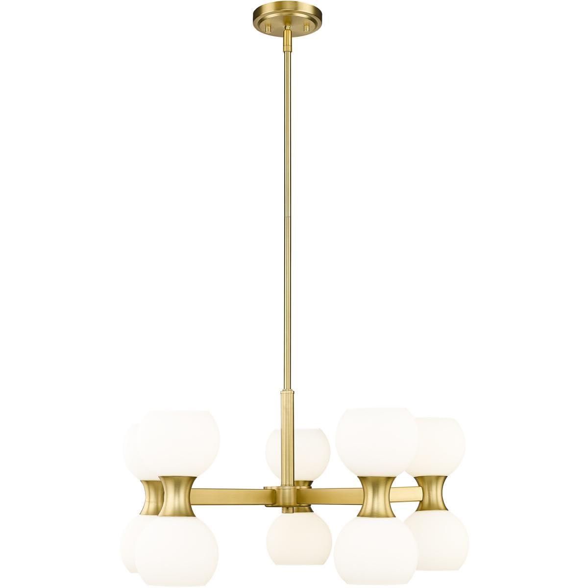 Z-Lite Artemis 10 - Light Chandelier in  Modern Gold