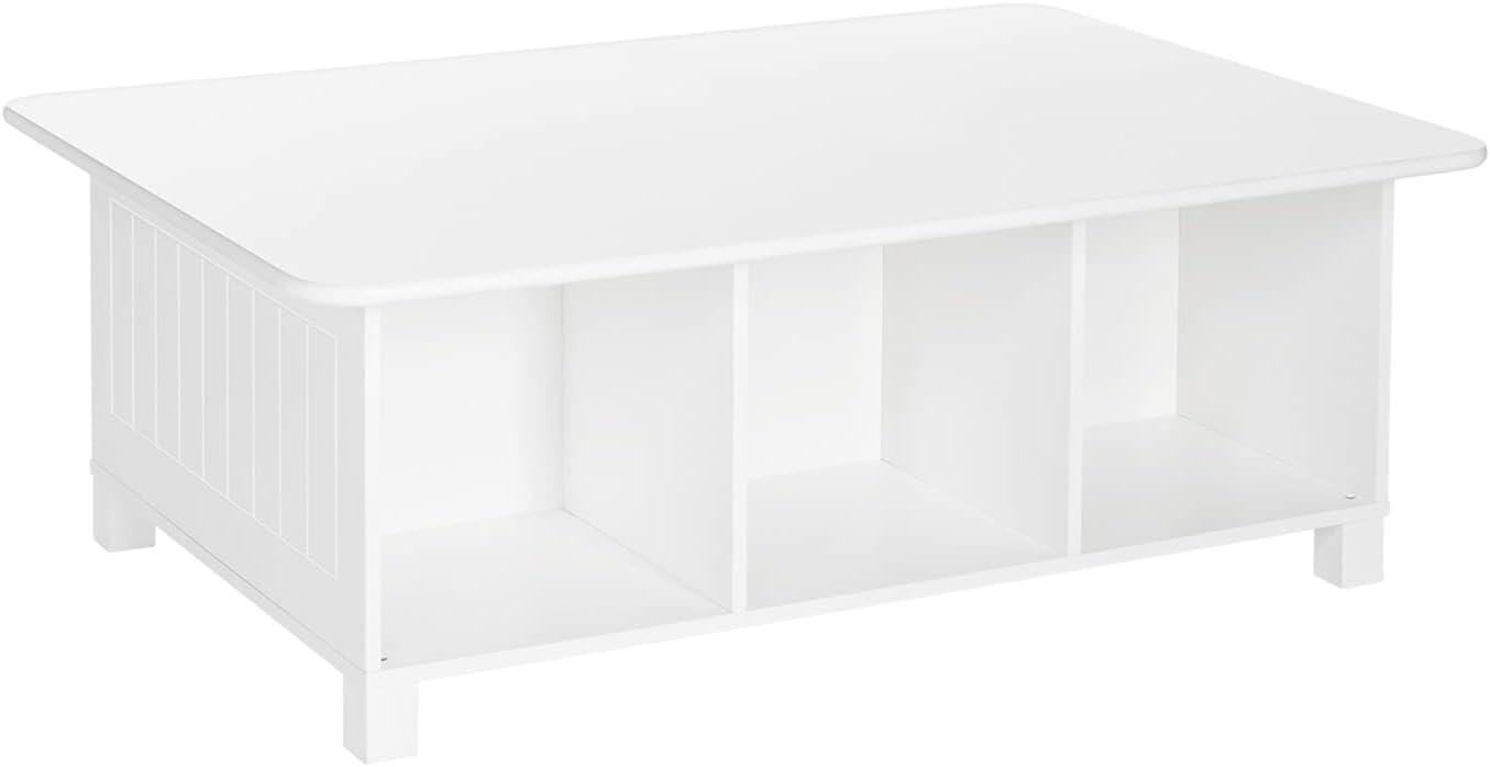 Kids' 6 Cubby Storage Activity Table - RiverRidge Home