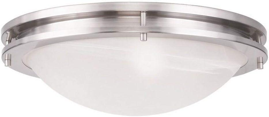 Livex Lighting Ariel 3 - Light Flush Mount in  Brushed Nickel