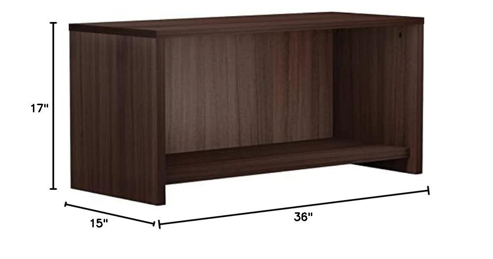 Lorell Essentials Series 16.75'' H x 35.38'' W Desk