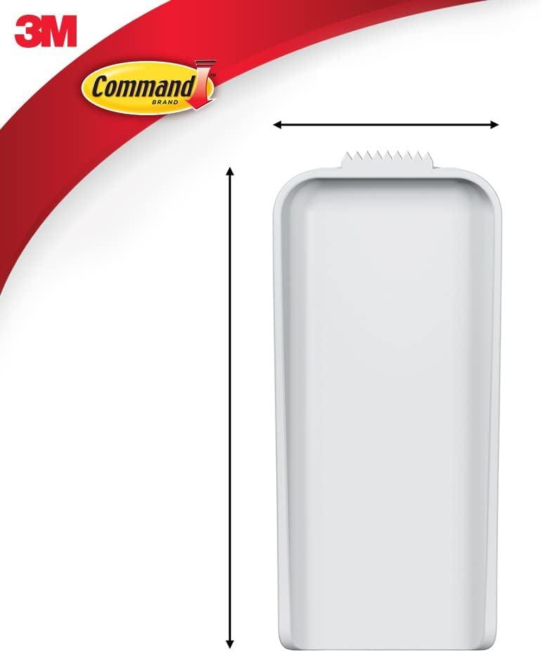 Command Canvas Hanger, Large, White, 1 Canvas Wall Hanger, 2 Strips/Pack