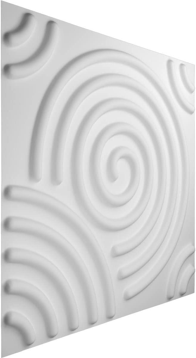Ekena Millwork Spiral EnduraWall Decorative 3D Wall Panel (Set of 10)