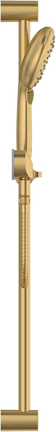 Gold Adjustable Handheld Shower Kit with Slide Bar