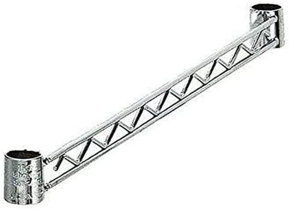 Quantum Storage Systems Hang Rail, 24"L, Chrome Plated Finish