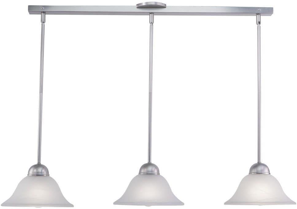 Vaxcel Da Vinci 3 - Light Pendant in Brushed Nickel