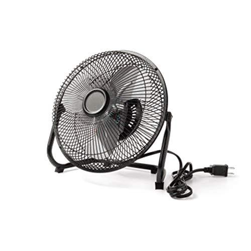 Mainstays 9" 3-Speed High Velocity Wall Mountable Black New Floor Fan