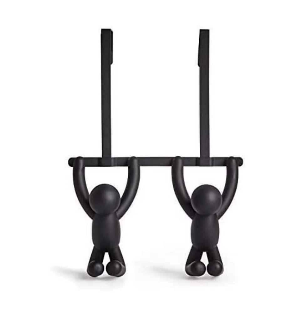 Umbra Buddy Plastic Over-the-Door 2 - Hook Wall Mounted Coat Rack