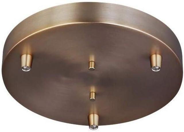 Towner 3-Light Satin Brass Pendant Canopy