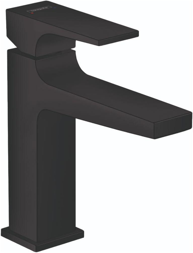 Hansgrohe Metropol Single-Hole Faucet 110 with Lever Handle and Drain Assembly, 1.2 GPM