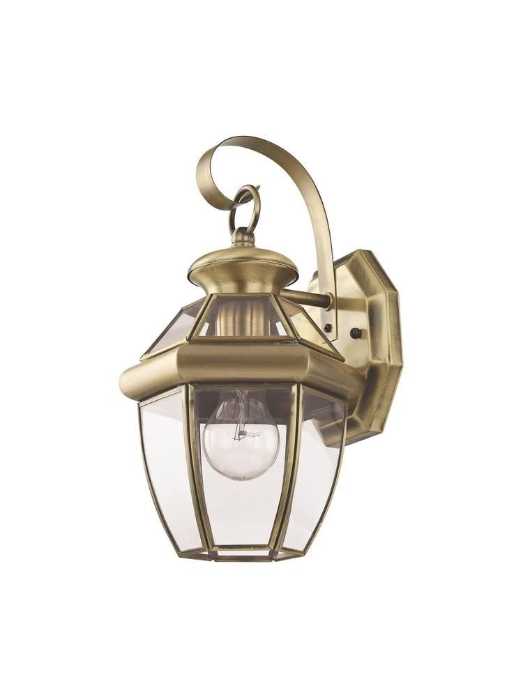 Livex Lighting Monterey 1 - Light Wall Light in  Antique Brass